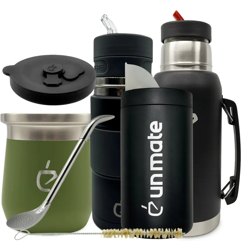 Mate Travel Set 7-in-1 — Forest Green